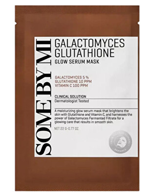 Some By Mi - Hydratační a vyživující pleťová maska Galactomyces Glutathione (Glow Serum Mask) 22 g