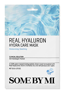 Some By Mi - Sada vysoce hydratačních pleťových masek Real Hyaluron (Hydra Care Mask) 20 x 20 g