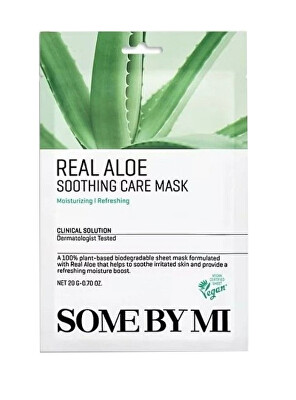 Some By Mi - Sada zklidňujících masek s aloe vera Real Aloe (Soothing Care Mask) 20 x 20 g
