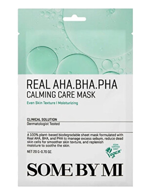 Some By Mi - Sada zklidňujících pleťových masek Real AHA-BHA-PHA (Calming Care Mask) 20 x 20 g