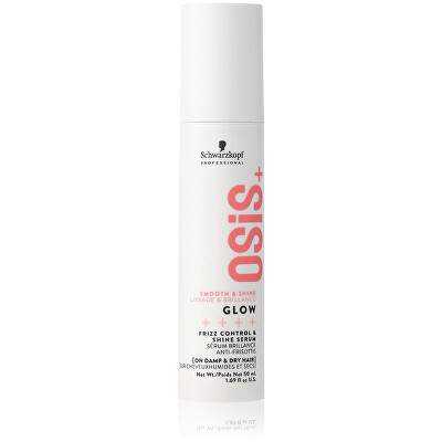 Schwarzkopf Professional - Lesklé sérum proti krepatění vlasů OSiS Glow (Frizz Control & Shine Serum) 50 ml