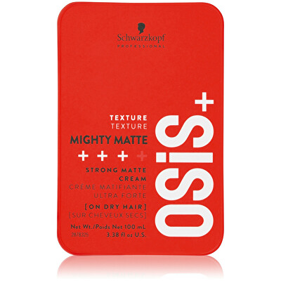 Schwarzkopf Professional - Silný matující krém na vlasy OSiS Mighty Matte (Strong Matte Cream) 100 ml