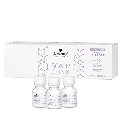 Schwarzkopf Professional - Scalp Clinix Anti-Hair Loss szérum ritkuló hajra 7 x 10 ml