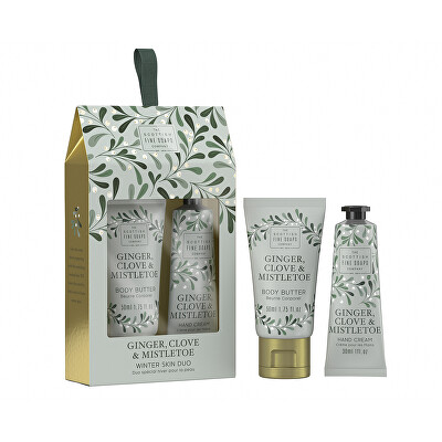 Scottish Fine Soaps - Dárková sada péče o tělo Winter Skin Zázvor, Hřebíček & Jmelí