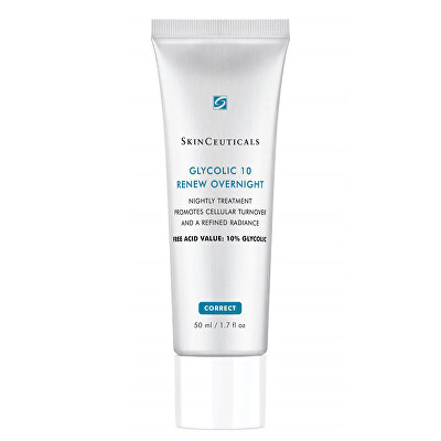 SkinCeuticals - Noční krém s kyselinou glykolovou Glycolic 10 Renew Overnight (Nightly Treatment) 50 ml