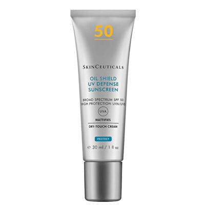 SkinCeuticals - Cremă de protecție solară matifiantă pentru ten gras și mixt Oil Shield (UV Defense Sunscreen) 30 ml