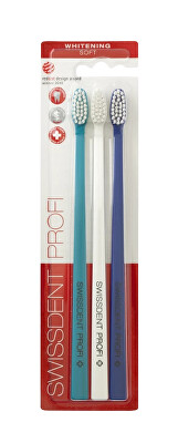 Swissdent - Zubní kartáček Whitening Soft Zurich 2 + 1 ZDARMA