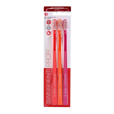 Swissdent - Zubní kartáček Whitening Soft 2 + 1 ZDARMA