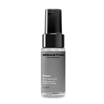Sebastian Professional - Olej na vlasy a vousy SEB MAN The Groom (Hair & Beard Oil) 30 ml