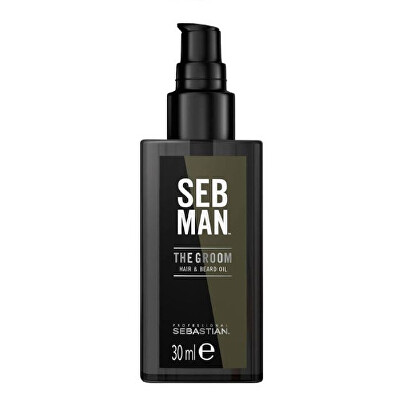 Sebastian Professional - Olej na vlasy a vousy SEB MAN The Groom (Hair & Beard Oil) 30 ml