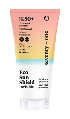 SeventyOne - Neviditelný opalovací krém na obličej SPF 50+ (Invisible Eco Sun Shield) 50 ml