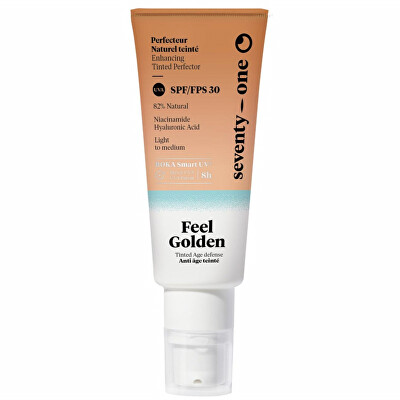 SeventyOne - Tónovaný fluid SPF 30 Feel Golden (Enhancing Tinted Perfector) 40 ml