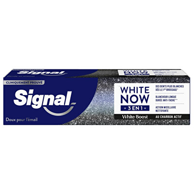 Signal - White Now 3in1 White Boost fehérítő fogkrém 75 ml