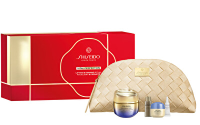 Shiseido - Dárková sada Vital Perfection Advanced Cream Pouch Set