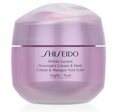 Shiseido - Noční krém a maska proti pigmentovým skvrnám White Lucent (Overnight Cream & Mask) 75 ml