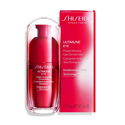 Shiseido - Oční energizující koncentrát pro všechny typy pleti Ultimune Eye (Power Infusing Eye Concentrate) 15 ml