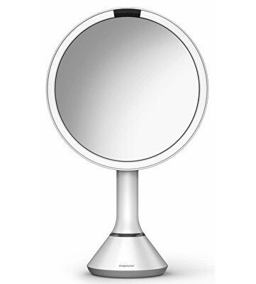 Simplehuman - Zrcátko s dotykovým ovládáním intenzity osvětlení Dual Light bílé