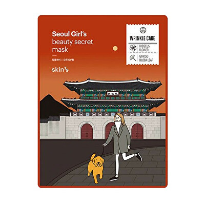 skin79 - Plátýnková maska proti vráskám Seoul Girl`s Beauty Secret Mask (Wrinkle Care Mask) 20 g