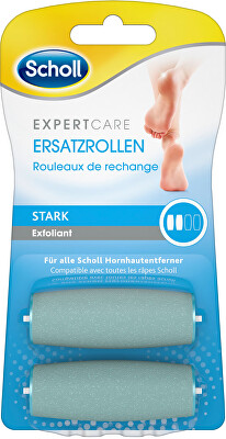Scholl - Náhradní hlavice do elektrického pilníku Velvet Smooth Středně drsná s mořskými minerály 2 ks