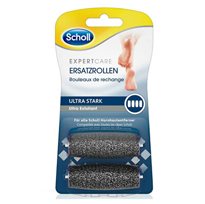 Scholl - Rotační hlavice s diamantovými krystalky Velvet Smooth - ultra drsná 2 ks