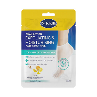 Scholl - Exfoliační maska na chodidla Ultra Exfoliating Foot Mask 1 pár