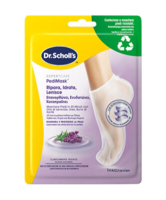Scholl - Maska na chodidla PediMask™ Lavender Oil Foot Mask 1 pár