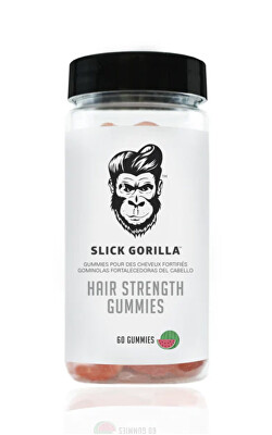SLICK GORILLA  - Doplněk stravy Vitamínoví medvídci pro posílení vlasů 60 ks