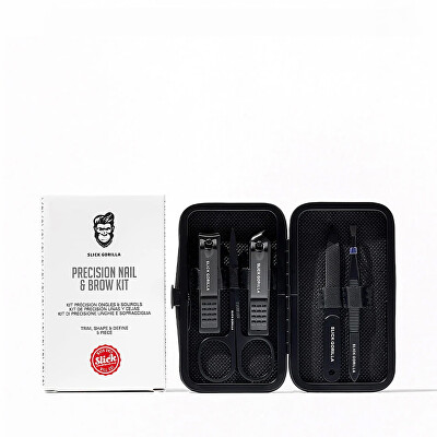SLICK GORILLA - Súprava na úpravu nechtov a obočia Nail & Eye Brow Kit