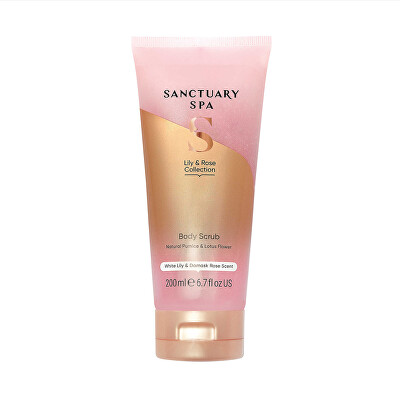 Sanctuary Spa - Tělový peeling Lilie a růže Body Scrub 200 ml