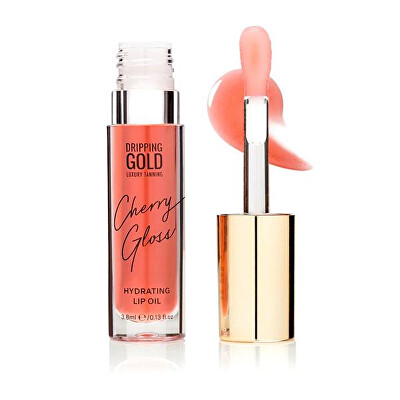 Dripping Gold - Hydratační olej na rty Cherry Gloss (Lip Oil) 3,8 ml