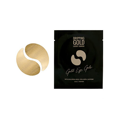 Dripping Gold - Povzbuzující gelové oční polštářky (Gold Eye Gels) 5 ks