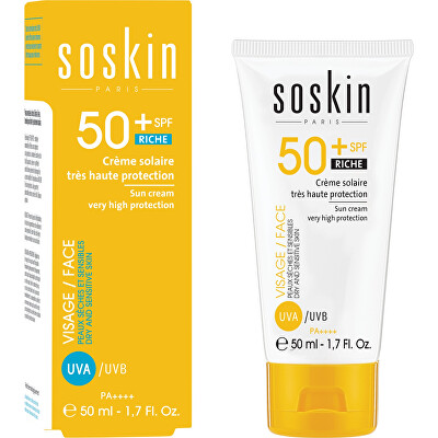 Soskin Paris - Ochranný krém pro suchou a citlivou pleť SPF 50+ (Sun Care) 50 ml