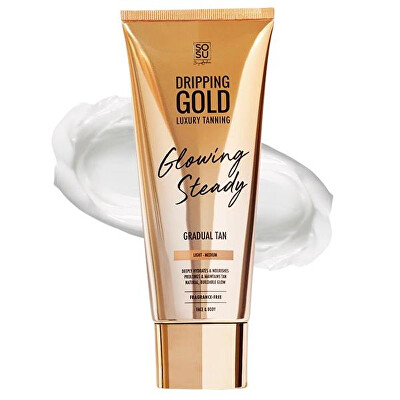 Dripping Gold - Samoopalovací krém Light/Medium Dripping Gold Glowing Steady (Gradual Tan) 200 ml
