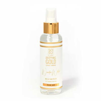 Dripping Gold - Samoopalovací mlha na obličej Dripping Gold Wonder Water Medium/Dark 100 ml