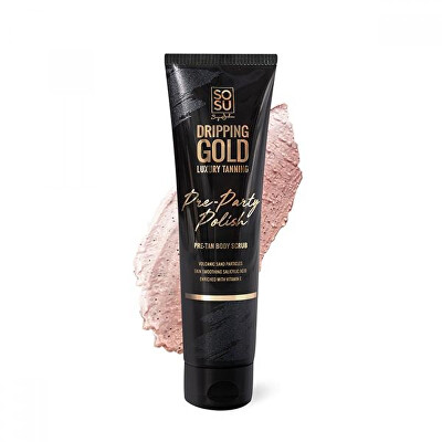 Dripping Gold - Tělový peeling Dripping Gold Pre-Party Polish (Body Scrub) 150 ml
