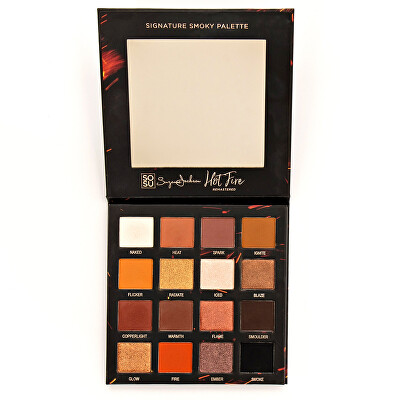 SOSU Cosmetics - Paletka očních stínů Hot Fire (Palette) 32 g
