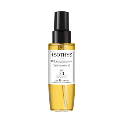 SOTHYS Paris - Opalovací olej na obličej, tělo a vlasy SPF 30 (Youth Protective Oil) 100 ml