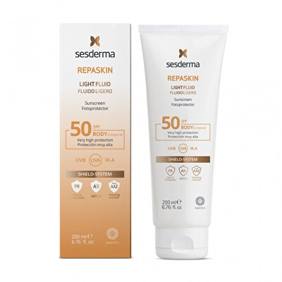 Sesderma - Lehké tělové mléko na opalování SPF 50 Repaskin (Light Fluid Sunscreen) 200 ml