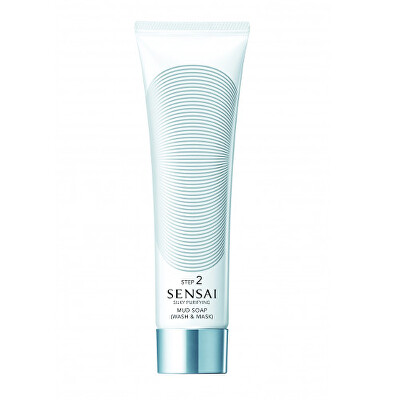 Sensai - Pleťové mýdlo a maska 2 v 1 Silky Purifying Step Two (Mud Soap Wash & Mask) 125 ml