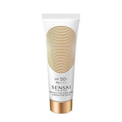 Sensai - Ochranný krém na obličej SPF 50+ Silky Bronze (Protective Suncare Cream For Face) 50 ml