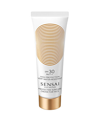 Sensai - Ochranný krém na obličej SPF 30 Silky Bronze Protective Suncare (Cream For Face) 50 ml