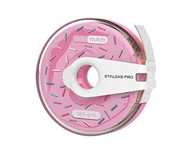 STALEKS - Jednorázová brusná páska Expert 180 (White Disposable Abrasive Tape PapmAm) 8 m