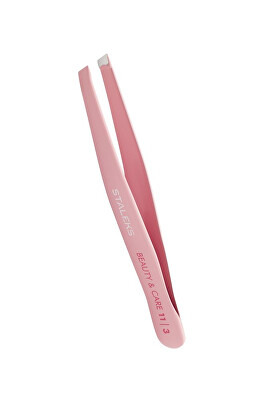 STALEKS - Pinzeta na obočí se širokým zkoseným hrotem Beauty & Care 11 Type 3 (Eyebrow Tweezers)
