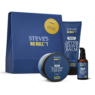 Steve's - Dárková sada Shaving Trio Box