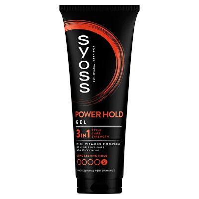 Syoss - Gel na vlasy pro muže Power Hold Gel 250 ml