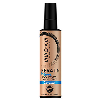 Syoss - Sprej pro objem vlasů Keratin Volume Blow Dry Spray 200 ml