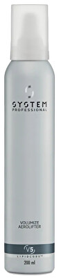 System Professional - Spumă pentru volumul părului Lipid Code Volumize Aerolifter 200 ml