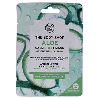 The Body Shop - Mască hidratantă pentru față Aloe(Calm Sheet Mask) 18 ml