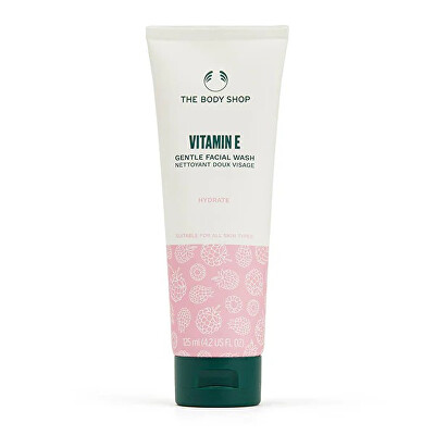 The Body Shop - Jemný mycí gel s vitamínem E pro všechny typy pleti Vitamin E (Gentle Facial Wash) 125 ml