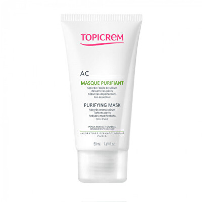 Topicrem - Čisticí maska pro mastnou a smíšenou pleť AC (Purifying Mask) 50 ml